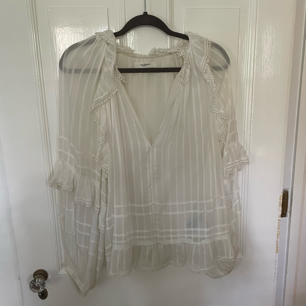 Isabel Marant Jayden Silk Blouse, size 36 (S/M)